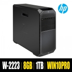 HP 워크스테이션 Z4 G4 W-2223 8G 1T Win10Pro 2J903PA