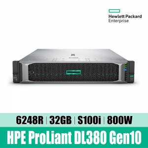 HPE DL380 Gen10 6248R 32GB-R S100i NC 8SFF 800W Server P40426-B21