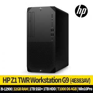 HP 워크스테이션 Z1 G9 i9-12900 32G 1T SSD + 1T HDD T1000 D6 4GB 11PRO