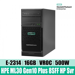 HPE ML30 Gen10 Plus E-2314 16GB 8SFF HP Svr Tower형 서버 P44722-371 파일서버용