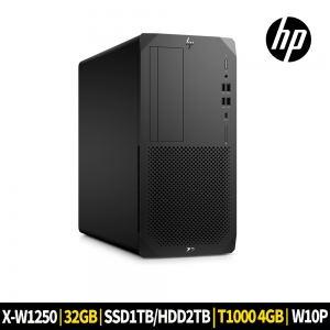 HP 워크스테이션 Z2 G5 W-1250/32G/SSD 1TB / 2TB HDD / NVIDIA T1000 D6 4GB