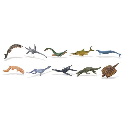 [Safari] 튜브-해양공룡 / 10종 학습모형물