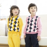 [인터크루] ICW 1103(핑크) 1104(노랑) / 유치원 어린이집 활동복 유아동체육복