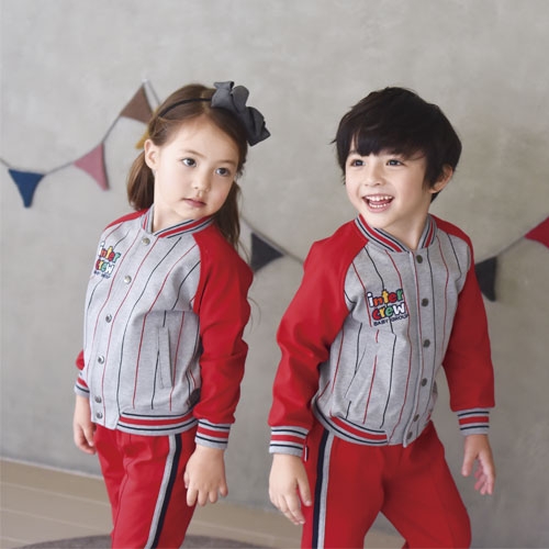 [인터크루] ICW505(빨강) [한정판매] / 유치원 어린이집 활동복 유아동체육복
