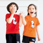 [인터크루] ICS1005(오렌지) ICS1006(레드)반팔 / 유치원 어린이집 하복 여름활동복