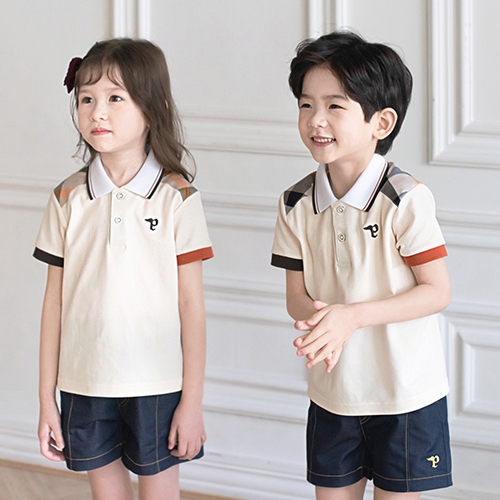 [프라우젠] 카푸치노 (P청지바지) / 상하세트 유치원 어린이집 하복 여름활동복
