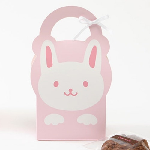 [야미데코] 귀요미핸들 (곰/토끼) 2장 / 선물포장 박스 상자