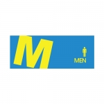 [아트사인] MEN(컬러멀티) 9020 / 분리형부착용표지판 아트사인