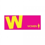 [아트사인] WOMEN(컬러멀티) 9021 / 분리형부착용표지판 아트사인