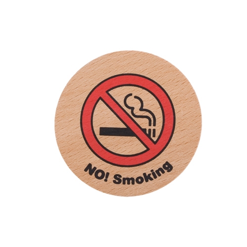 [아트사인] NO!Smoking(우드) 6505 / 친환경표지판 아트사인