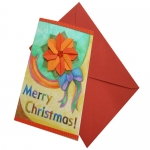 [감성쫑이] 종이접기&색칠공부_감성쫑이의 크리스마스 색칠카드 2종 (5묶음) / 크리스마스카드만들기