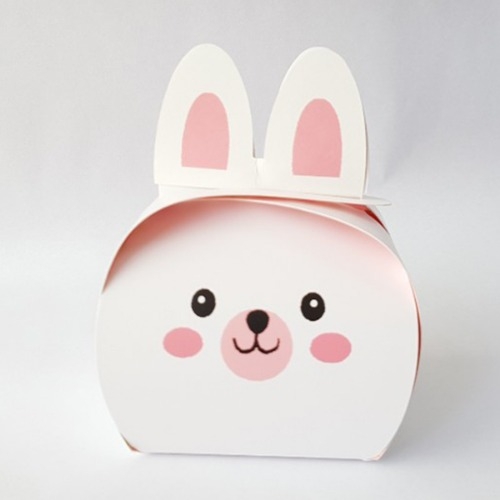 [야미데코] K14 양면동물케이스(토끼)2장 / 선물케이스 선물포장