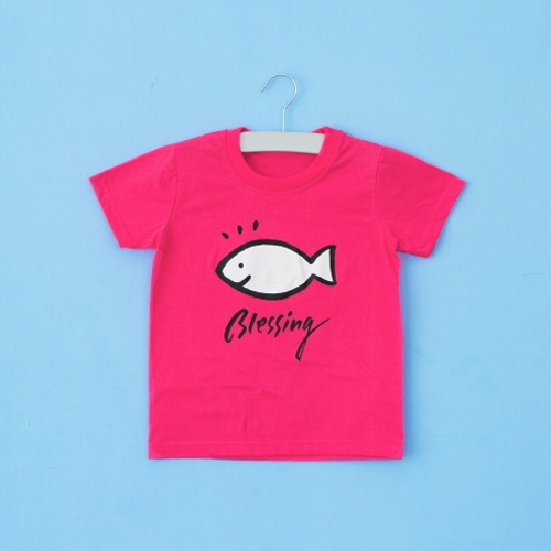 [글로리] 블레씽 체리핑크 (50장이상 구매가능)  / 교회 주일학교 성경학교 티셔츠 여름단체티
