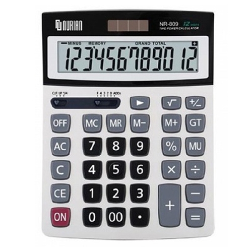 [누리안] 계산기 NR-809 / 데스크계산기 다양한기능 체크기능 확인계산기 휴대용