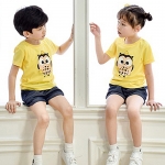 [세영] 부엉이 티셔츠 (노랑/핑크) / 유치원 어린이집 여름 단체티셔츠 단체선물 개별구매가능