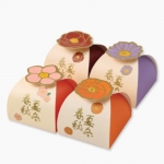 [야미데코] GM19 화과자 1구 박스(꽃) 4개 / 전통 명절 선물포장 상자 박스