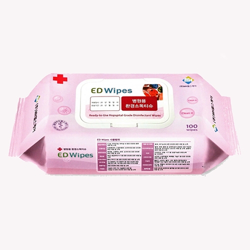 [의외약품] 이디와입스 환경소독티슈 (100매입) 1팩/ 살균 물티슈