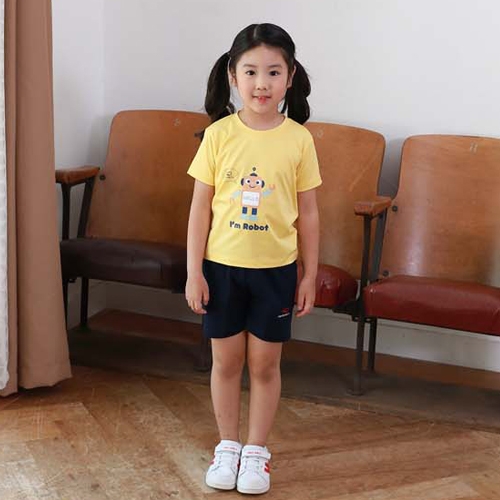 [프로스펙스] P-2009(노랑) P-2010(핑크) / 상하세트 하복 여름활동복 유치원 어린이집