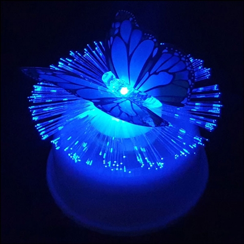 [에듀사이언스] LED 광섬유 꽃 나비 회전 오르골 뮤직박스 만들기 (2개이상 구매가능) / 과학실험키트