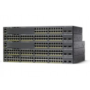 WS-C2960X-24PD-L Cisco 2960X 24 Port PoE Switch, 370W, 2x10G, LAN Base